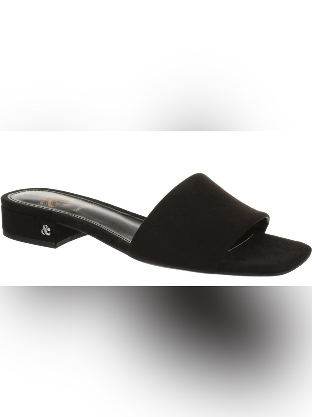 Sam & Libby Black Open-Toe Mule